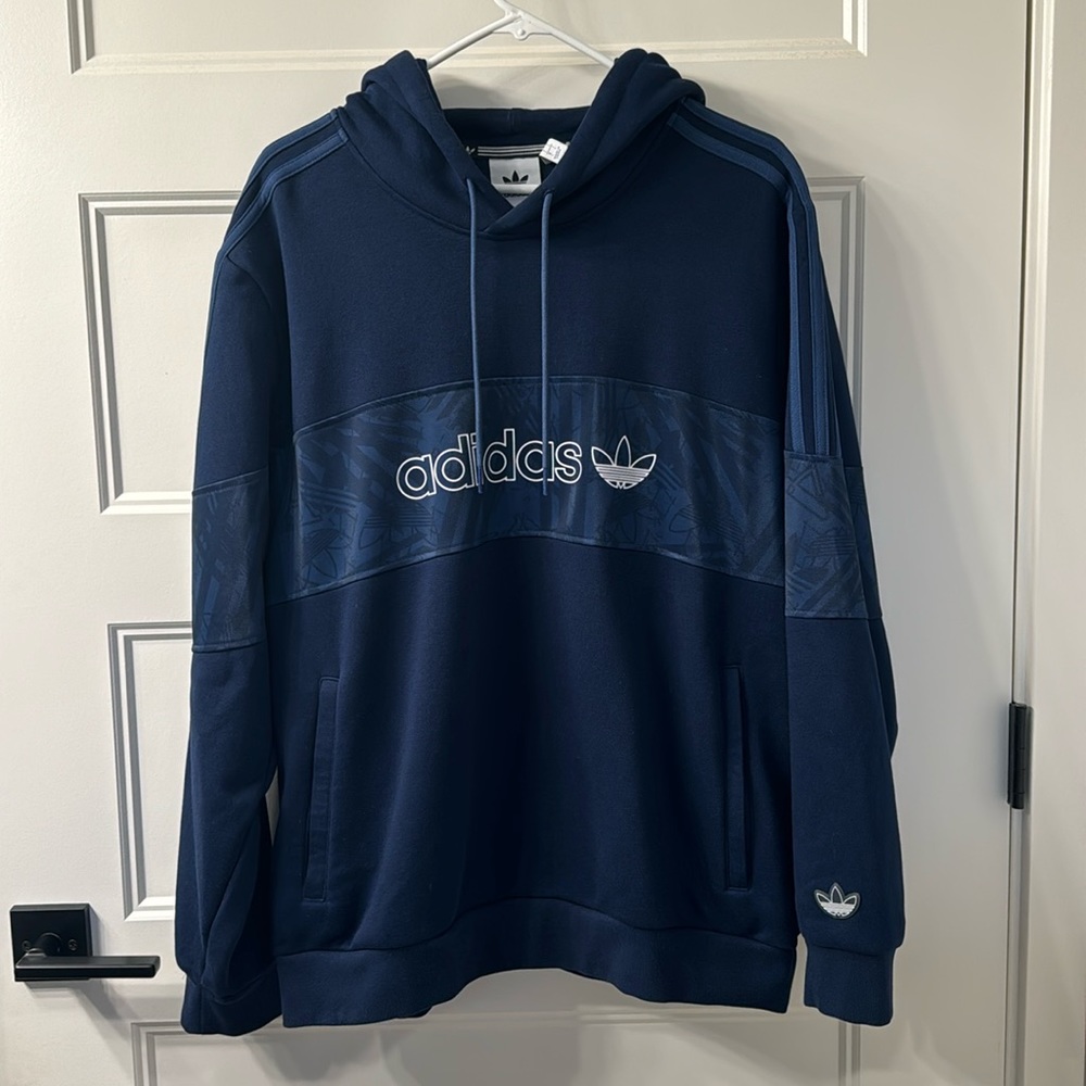 Mens Adidas Originals Sweatshirt, Size Large, Navy Blue
